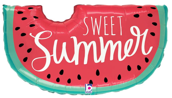 Foil Balloon Sweet Summer Watermelon 30inch - balloonsplaceusa