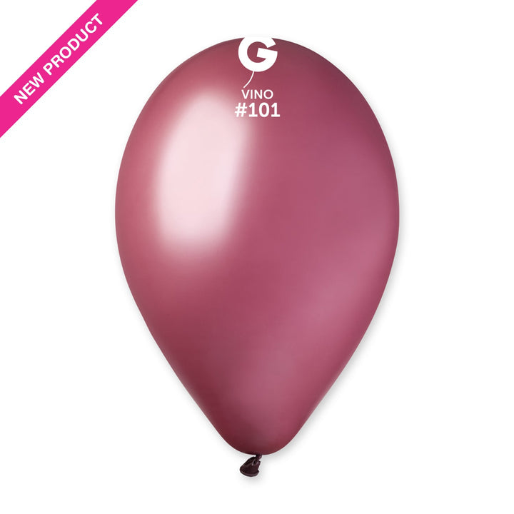 Gemar #101 Vino 12in 50 Count Solid Color - Latex Balloon - balloonsplaceusa