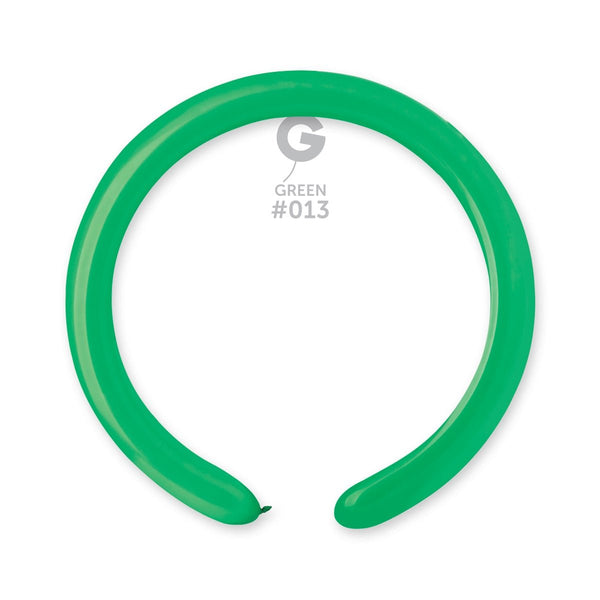 Gemar Latex Balloon #013 Green 2inch 50 Count Solid Color - balloonsplaceusa