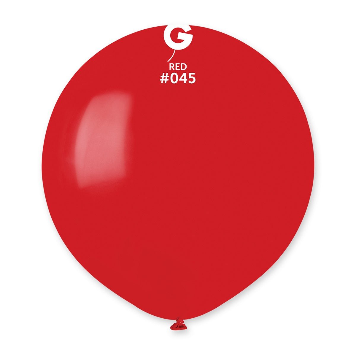 #045 Gemar Red Latex Balloon 19