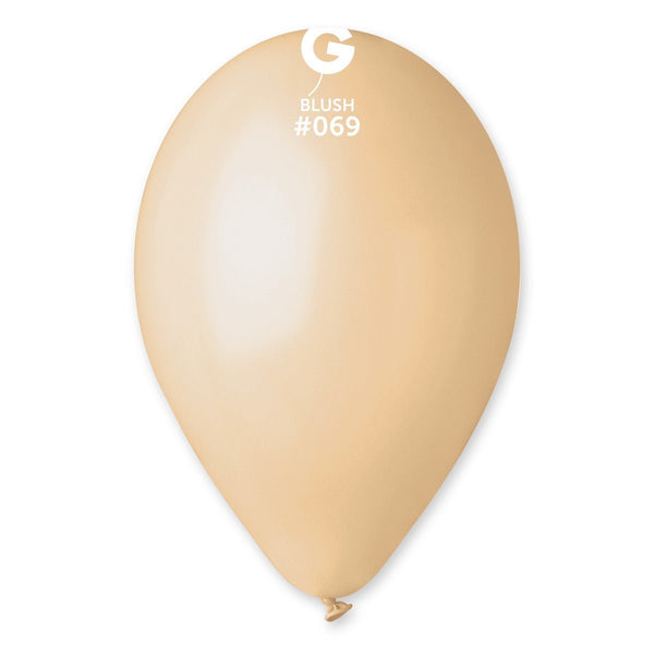 Gemar Latex Balloon #069 Blush 12inch 50 Count Solid Color - balloonsplaceusa