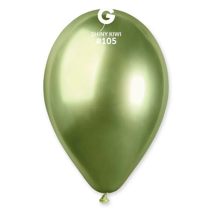 105 Shiny Kiwi 13in 25 Latex - balloonsplaceusa