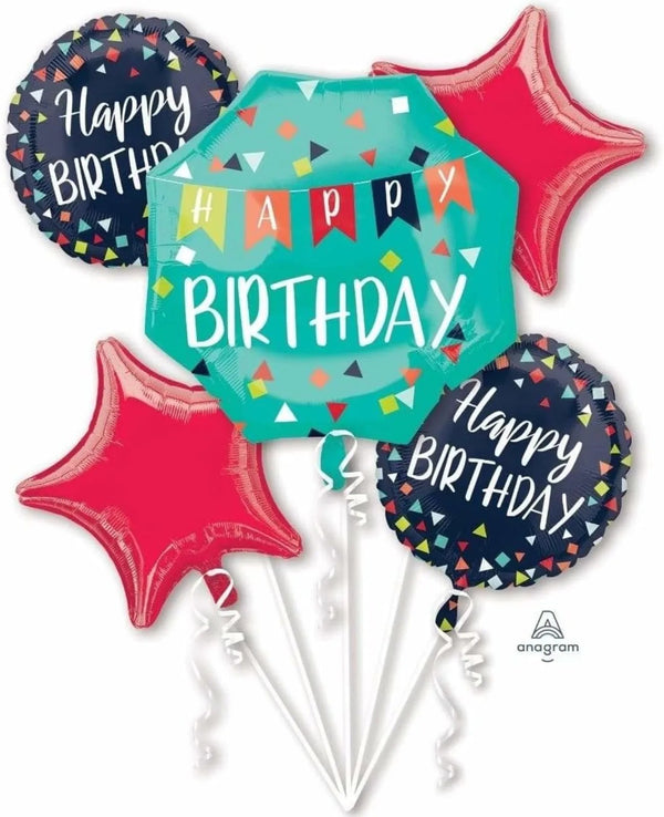 22Inc, 19Inc, 18Inc Happy Birthday - Reason to Celebrate Bouquet - balloonsplaceusa