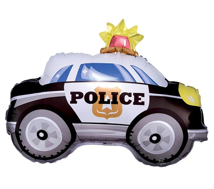 24Inc Police Car Standard Shape Foil Balloon - balloonsplaceusa