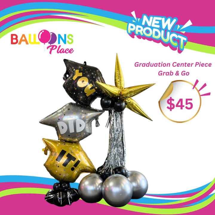 27Inc Graduation Center Pieces - balloonsplaceusa