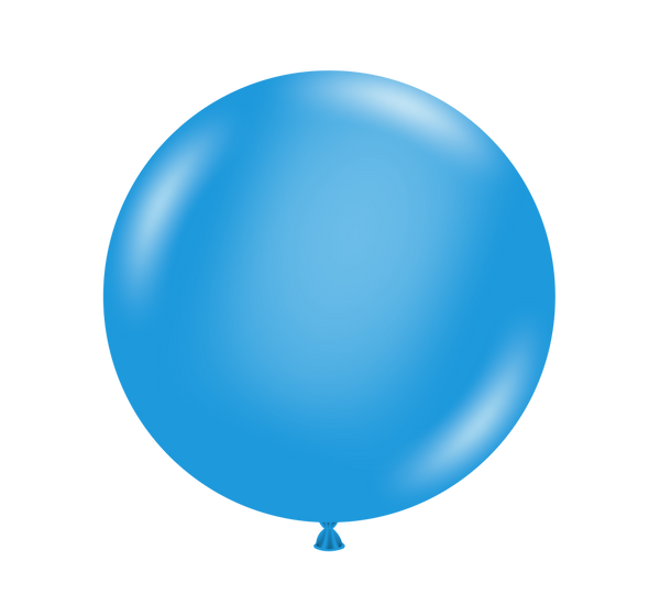 Tuftex 17Inc Blue Latex Balloons 50ct Standar Color