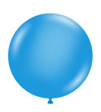 Tuftex 17Inc Blue Latex Balloons 25ct Standar Color