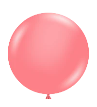 Tuftex 17Inc Coral Latex Balloons 25ct Pastel color