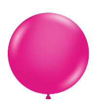 Tuftex 17Inc Hot Pink Latex Balloons 25ct Pastel color