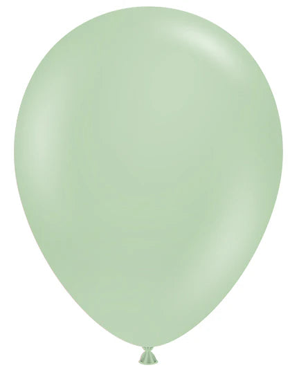 Tuftex 11Inc Meadow Latex Balloons 100ct Pearl color