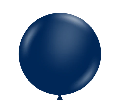 Tuftex 17Inc MIDNIGHT BLUE Latex Balloons 25ct Metallic color