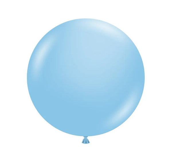 Tuftex 36Inc Baby Blue Latex Balloons 1ct Standar Color
