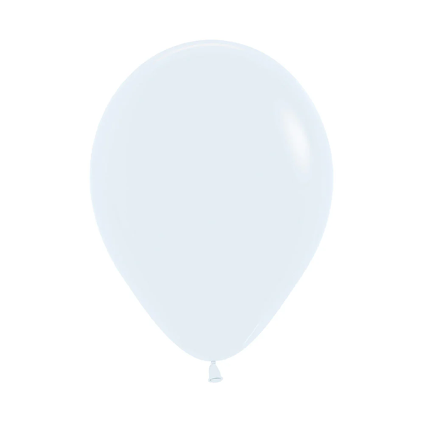 18Inc Sempertex Fashion White Latex Balloons 25ct