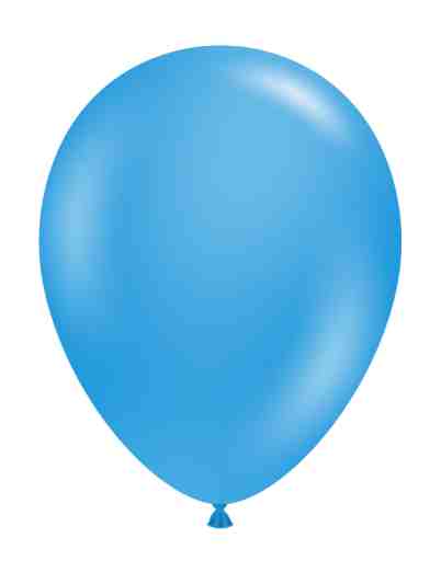 Tuftex 5Inc Blue Latex Balloons 50ct Standar Color