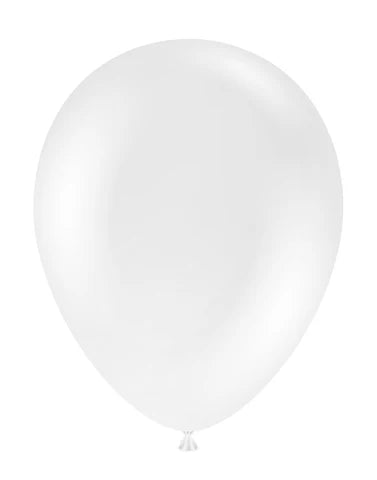 Tuftex 11Inc Crystal Clear Latex Balloons 100ct Crystal Color