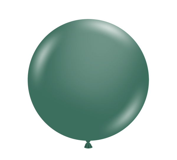 Tuftex 17Inc Evergreen Latex Balloons 50ct Pastel color