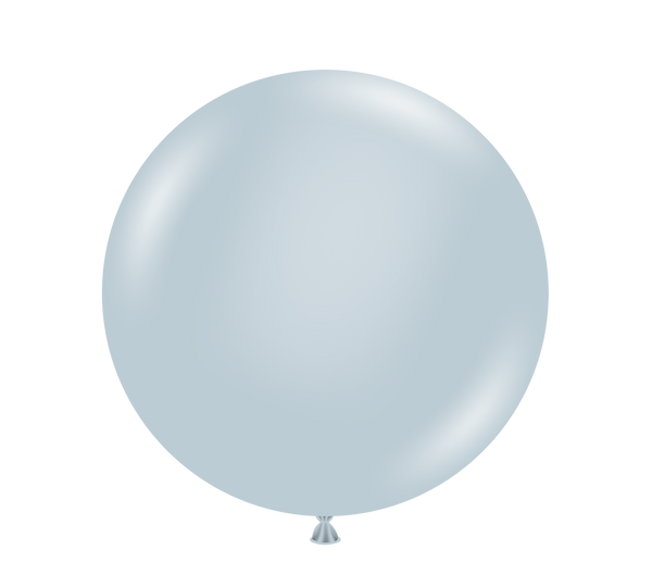 Tuftex 17Inc Fog  Latex Balloons 25ct Pastel color