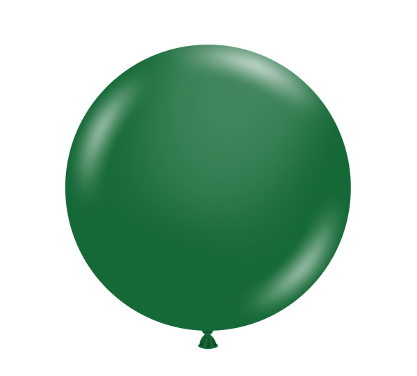 Tuftex 17Inc FOREST GREEN Latex Balloons 25ct Metallic color