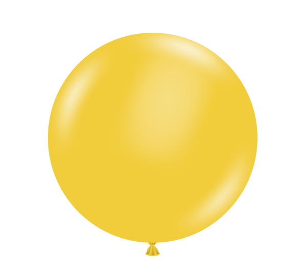 Tuftex 17Inc GOLDENROD Latex Balloons 25ct Pastel color