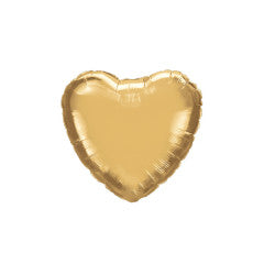 Foil Balloon Shiny Gold Heart   18inch