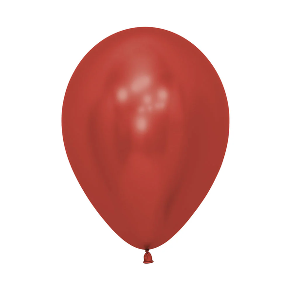 11Inc  Sempertex Reflex Crystal Red Latex Balloons 50ct