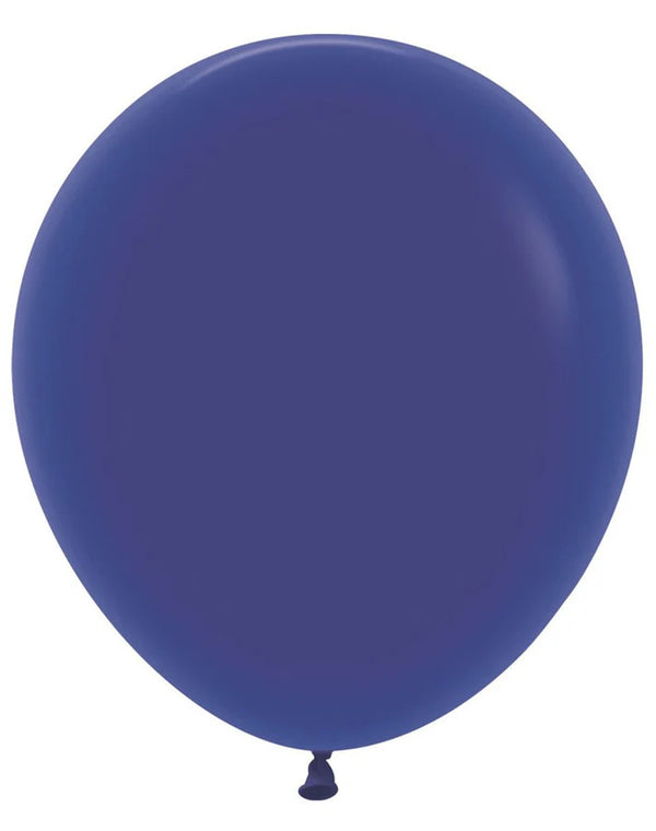 18Inc Sempertex Fashion Royal Blue Latex Balloons 25ct