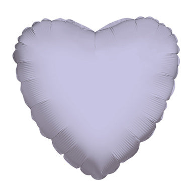 9Inc  Heart lilac Solid Color