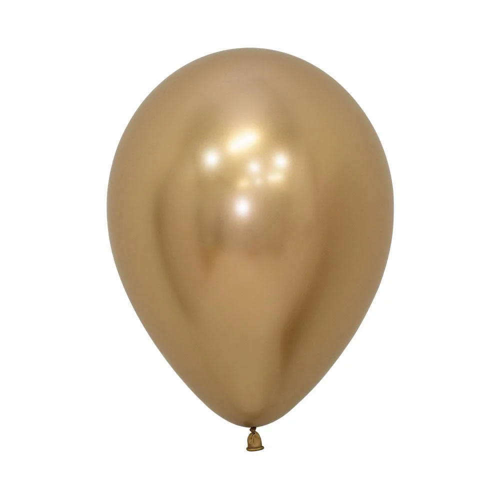 11Inc  Sempertex Reflex Gold Latex Balloons 50ct