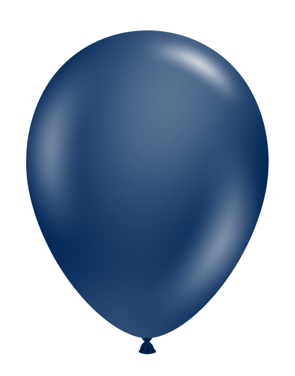 Tuftex 11Inc Midnight Blue Latex Balloons 100ct Metallic color