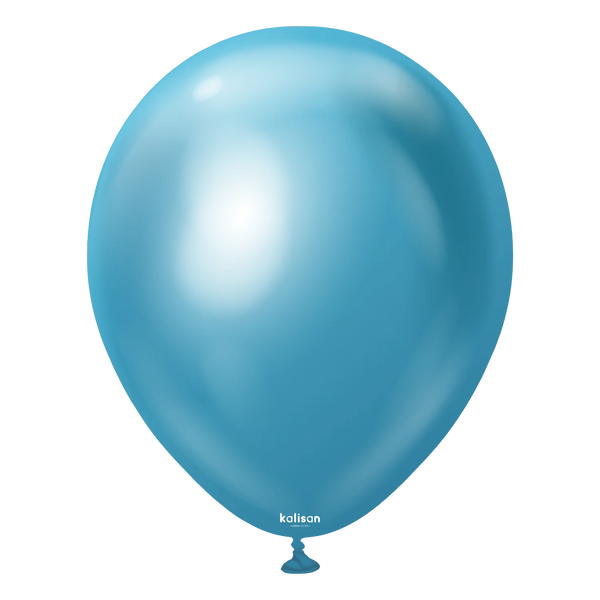 Kalisan Mirror Blue 12″ Latex Balloons (50 count)