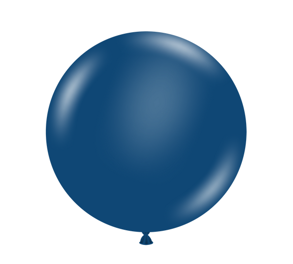 Tuftex 17Inc Navy Blue Latex Balloons 25ct Pastel color