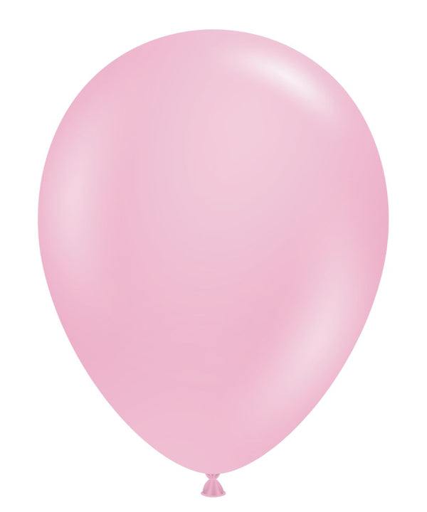 Tuftex 5Inc Pink Latex Balloons 50ct Standar Color