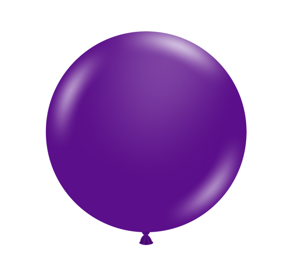 Tuftex 17Inc Plum Purple Latex Balloons 25ct Pastel color