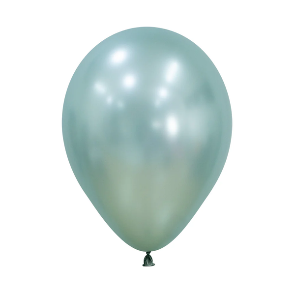 18Inc  Sempertex Silk Cool Mint Green Latex Balloons 50ct
