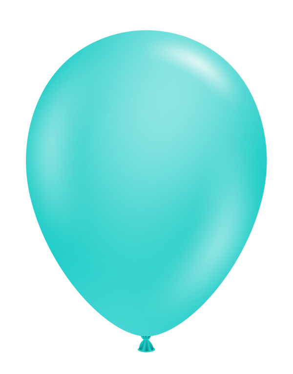 Tuftex 11Inc Seafoam Latex Balloons 100ct Pearl Color