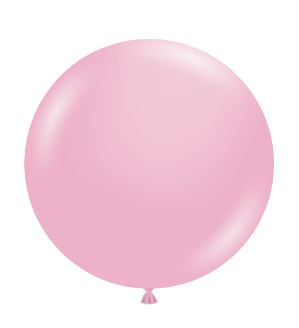 Tuftex 17Inc Shimmering Pink Latex Balloons 25ct Pearl Color