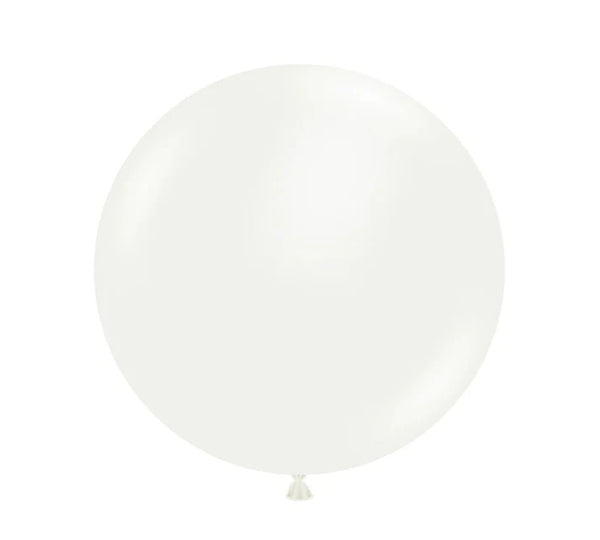 Tuftex 36Inc WHITE Latex Balloons 1ct Standar Color