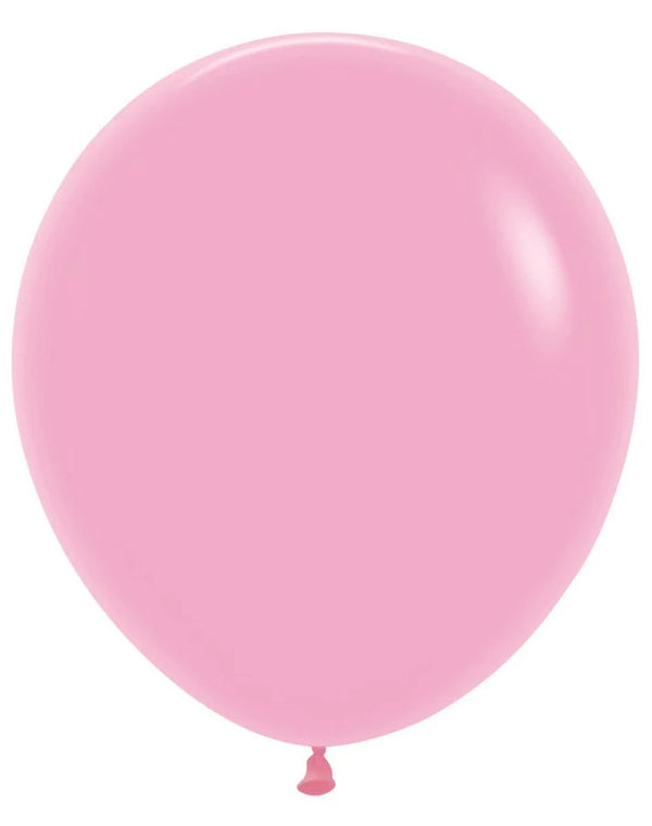18Inc Sempertex Fashion Bubble Gum Pink Latex Balloons 25ct