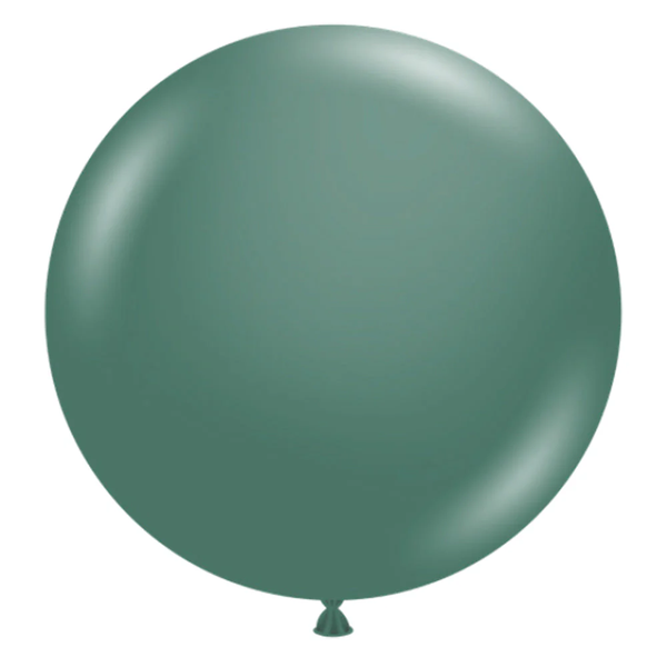 Tuftex 17Inc Evergreen Latex Balloons 25ct Pastel color
