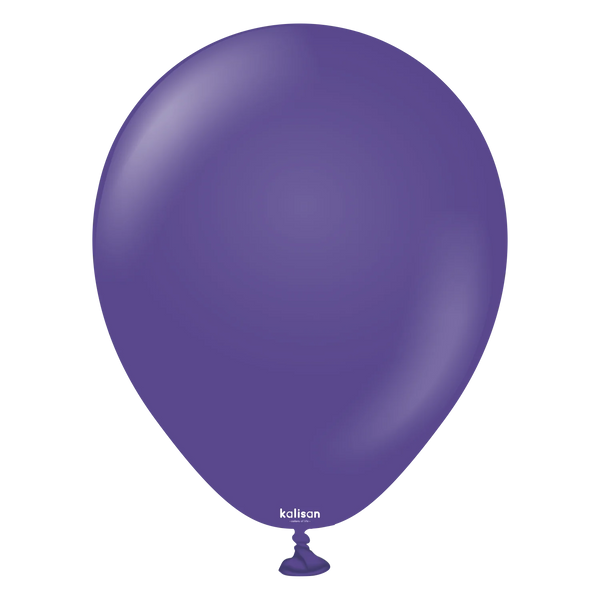 Kalisan 5Inc Violet Latex Balloons 100ct Standar Color