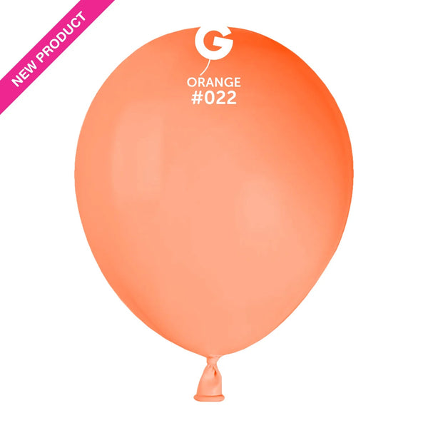 022 Orange 5in 100 Neon Color - balloonsplaceusa