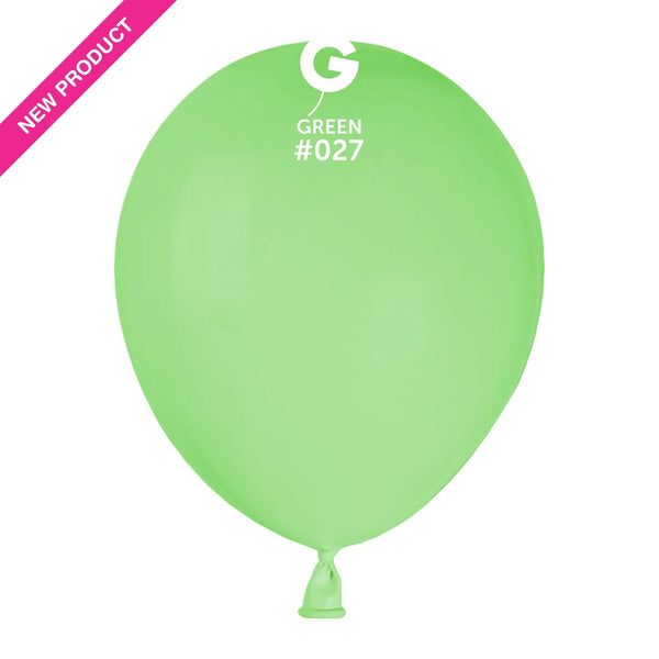 027 Green 5in 100 Neon Color - balloonsplaceusa