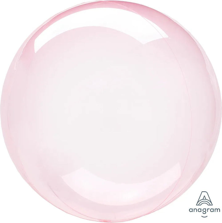10Inc Crystal Clearz Hot Pink bubble Balloon - balloonsplaceusa