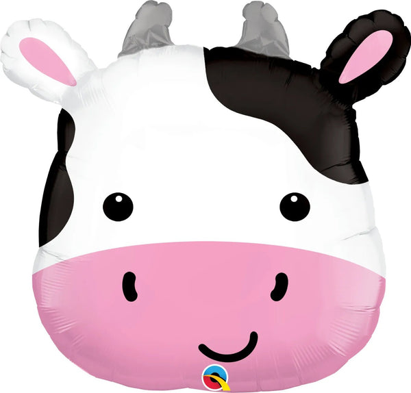 14Inc Cute Holstein Cow Mini Shape Balloon - balloonsplaceusa