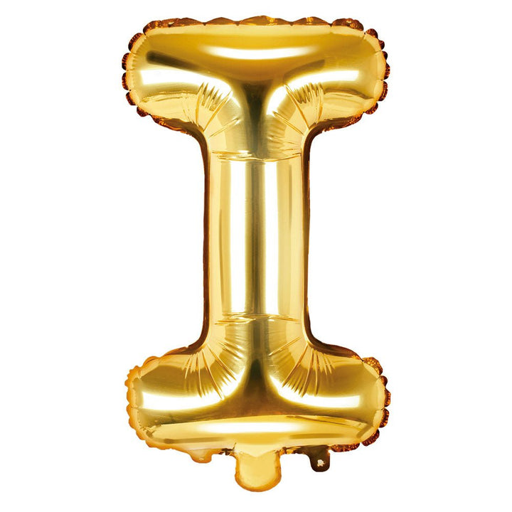 14inc Letter I Gold - balloonsplaceusa