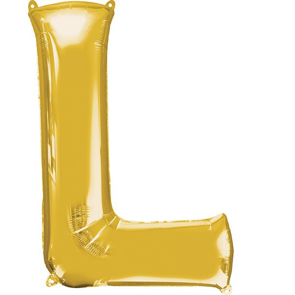 14inc Letter L Gold - balloonsplaceusa