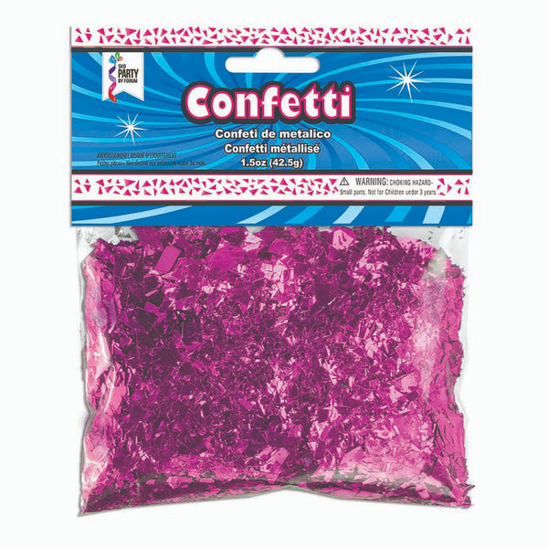 1.5 OZ Confetti Hot Pink - balloonsplaceusa