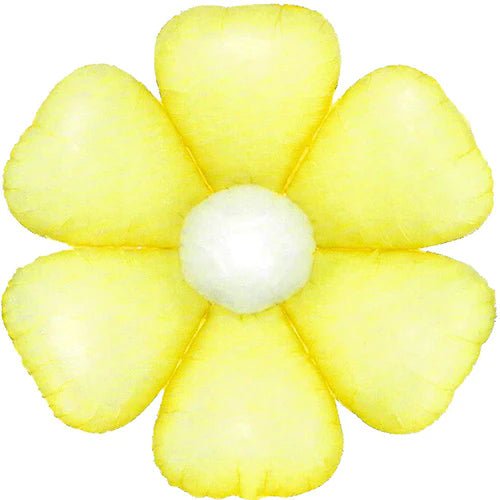 16Inc Yellow Daisy Flower Balloon 3ct - balloonsplaceusa