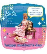 18Inc Barbie Mother's Day Balloon - balloonsplaceusa