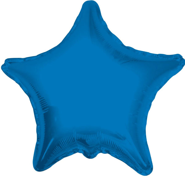 18Inc Blue Star Balloon - balloonsplaceusa